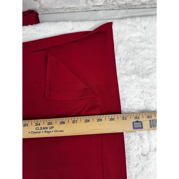 Susan Graver Modern Essentials Liquid Knit Popover Tunic Top Classic Red Size XL - Picture 6 of 9